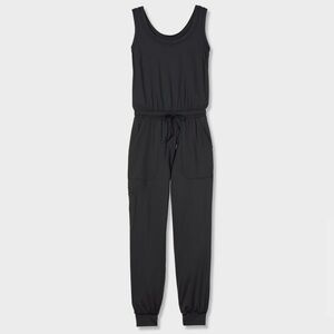 Duluth Trading Co Women's Armachillo Jogger Black Jumpsuit